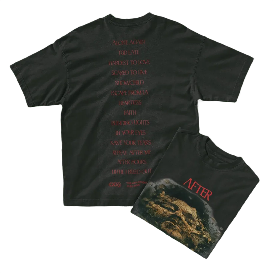 the weeknd merch t-shirt 2026